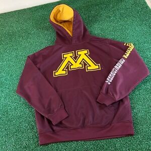Colosseum Minnesota Golden Gophers Hoodie Pullover‎ NCAA Maroon Youth Large